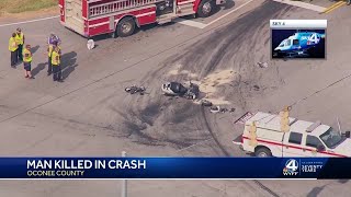 Coroner identifies driver of motor scooter killed in Oconee County crash