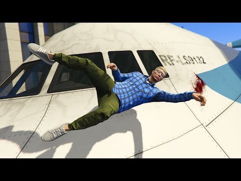 GTA 5 Epic Plane Crash | Ragdoll vol.7 (Euphoria physics)