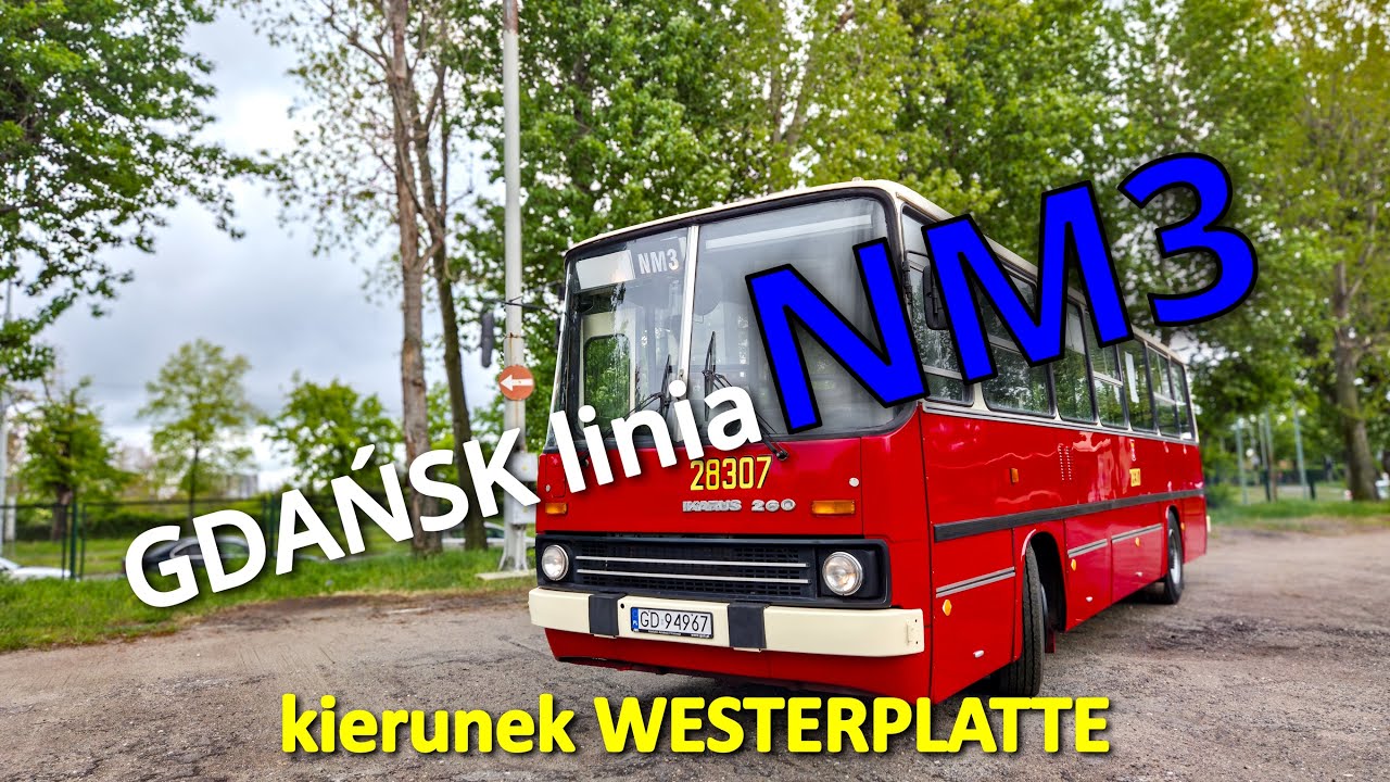 NOC MUZEÓW GDAŃSK linia NM3 kierunek WESTERPLATTE
