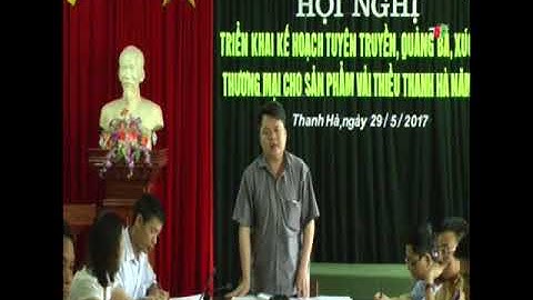 Triển khai tuyên truyền quảng bá vải thiều Thanh Hà
