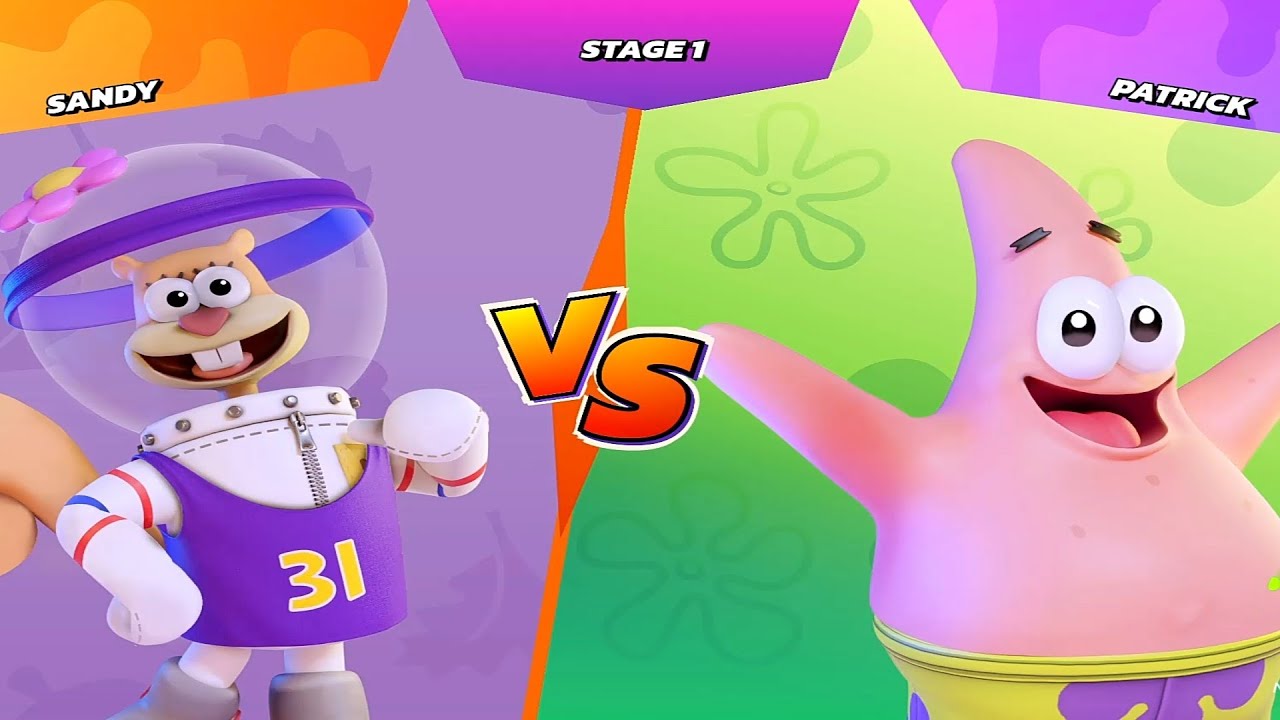 Sandy ARCADE MODE Nickelodeon All Star Brawl 2022 Gameplay