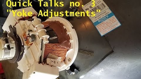 CRT fix screen tilt - Yoke Adjustment Sony PVM