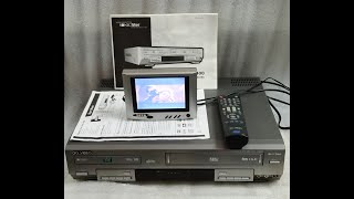 Go Video Sonic Blue Dvr4400 Dvd Vhs Player Recorder Combo