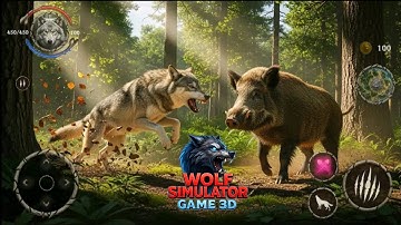 Wolf Simulator Games 3D - New Android Game