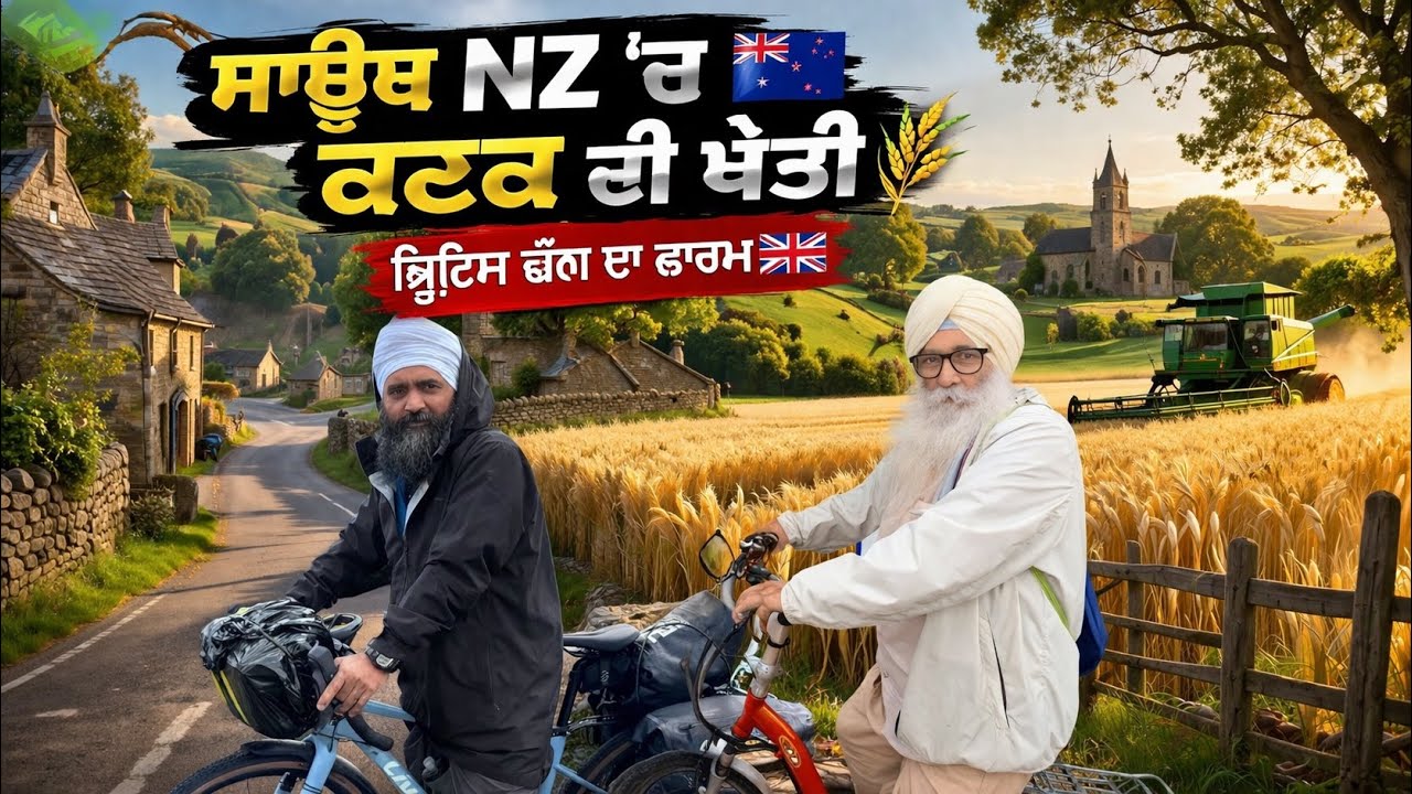 ⁣ਸਾਊਥ NZ 🇳🇿 ‘ਚ ਕਣਕ 🌾 ਦੀ ਖੇਤੀ | ਬ੍ਰਿਟਿਸ਼ ਢੰਗ ਦਾ ਫਾਰਮ 🇬🇧# DeepaBazid 