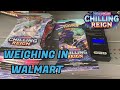 Weighing Chilling Reign Packs in Walmart