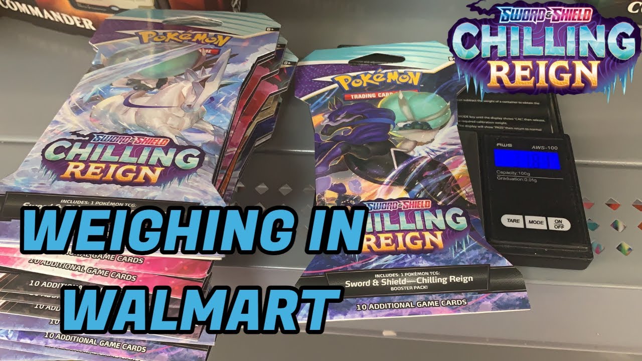 Weighing Chilling Reign Packs In Walmart