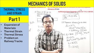 Mechanics of Solids | Thermal Stresses and Strains | Basic Concept |