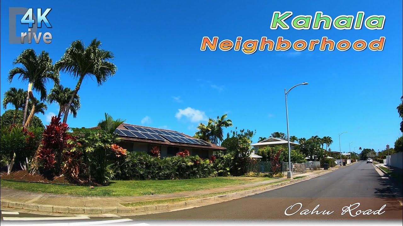 KAHALA NEIGHBORHOOD | KAHALA LUXURY TOWN | Oahu Neighborhood  🌴 Oahu, Hawaii 4K Driving