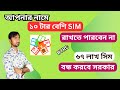 সিম কার্ড কেনায় নতুন নিয়ম ২০২৫ | ১০ টার বেশি সিম কিনতে পারবেন না । যাদের ১৫ টা সিম আছে কি করবেন