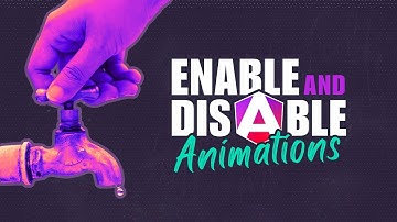 Angular Animations: Disable/enable animations
