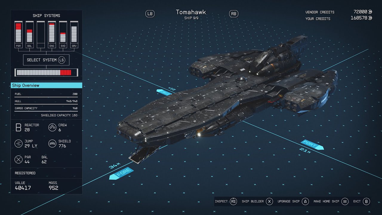 Starfield Custom ship build tutorial: Tomahawk - YouTube