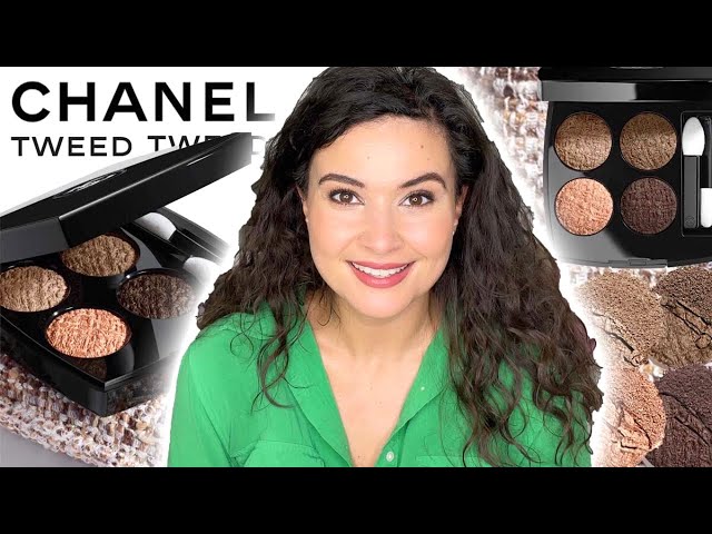 CHANEL TWEED makeup collection  All 4 Tweed palettes in natural