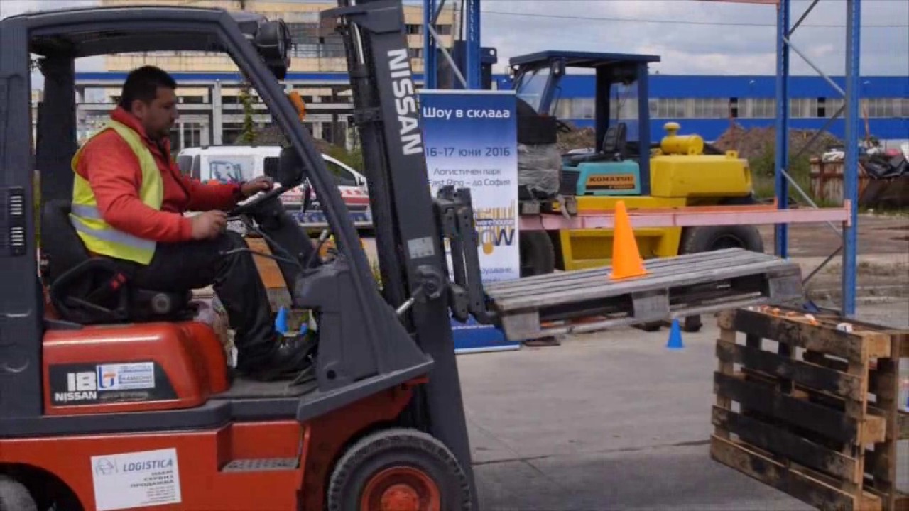 Forklift Skills Competition Stage 3 Youtube