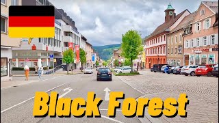 Driving in Germany in the Black Forest in May 2023 from Cuckoo Clock and Triberger Wasserfälle