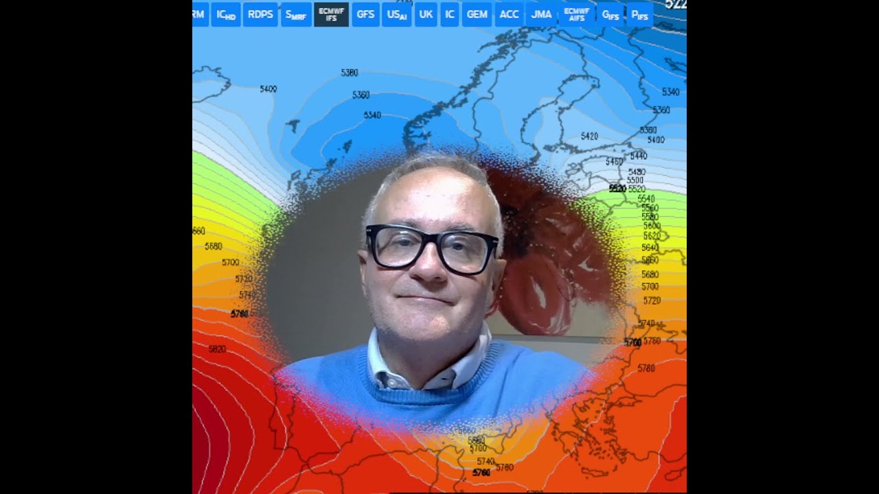 previsioni per il weekend ed inizio settimana prossima