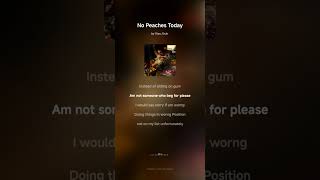 No Peaches Today 🌱 #songlyrics #songs #song #Ai #music