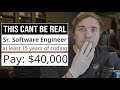 15 years of coding for THIS?! - GARBAGE PROGRAMMING JOBS