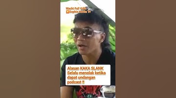 KENAPA KAKA SLANK SELALU MENOLAK PODCAST ⁉️.. #kakaslank #sophienavitaTv #podcast #shorts