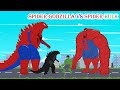 30 MINUTES FUNNY OF GODZILLA - KONG - SPIDERMAN - HULK |  Superhero Roblox Movies