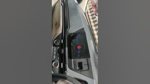 9" Android player installed in KIA CARENS at PRINCE AUTOMOBILES INDORE