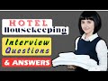 Housekeeping Job Interview Questions and Answers 2025 | Room Attendant Job Interview