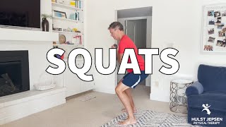 Squats - Physical Therapy Tip