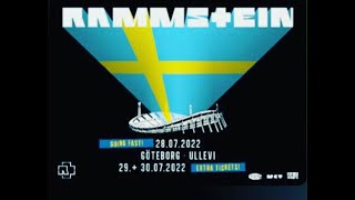 RAMMSTEIN - Ullevi,Gothenburg 30/7-2022 Full Show