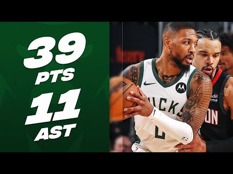 Damian Lillard GETS BUCKETS In Double-Double Performance! 🔥 | December 17, 2023