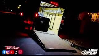 Enclosed Trailer | Interior White  LEDs | GeoCustomz | Automotive Lighting