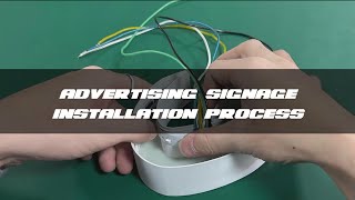 3D Printing Advertising Signage Installation Process-OPEN Sign