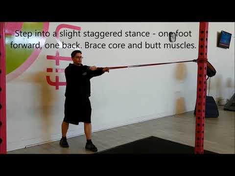 Resistance Band Face Pull and External Rotation