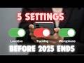 5 Phone Settings You Need to Change Now!