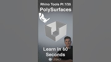 What You Need To Know About Polysurfaces (Learn Rhino 7/35)