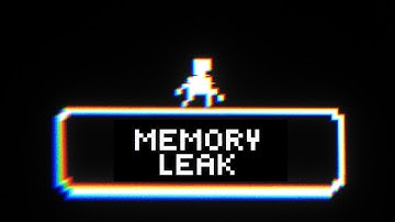 MEMORY LEAK: something strange happens in the main menu of this platform game.