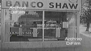 Asaltan sucursal del Banco Shaw en la Avenida Beiro - Buenos Aires 1972