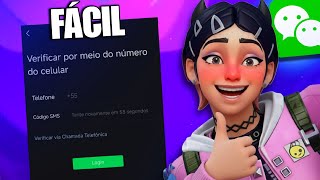 CRIANDO CONTA DO WECHAT SEM QRCODE PROS INSCRITOS JOGAR VALORANT MOBILE - CONTA NO WECHAT SEM QRCODE