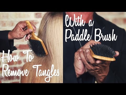 Best Trick for Brushing Out Tangled Hair