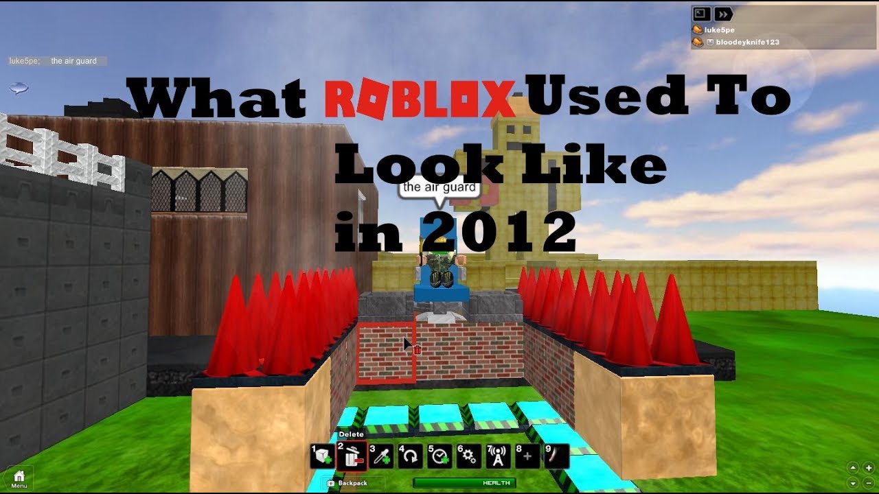 What Roblox Used To Look Like In 2012 Youtube - how roblox used to look like roblox