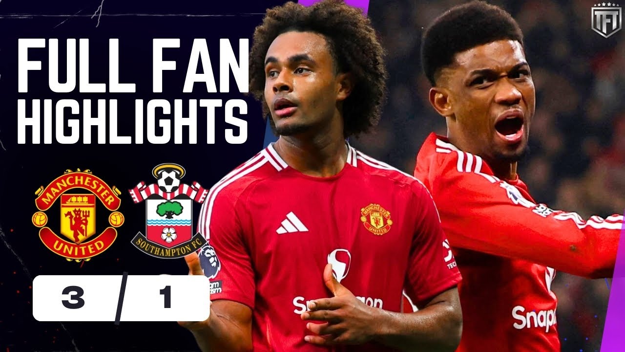Manchester United empató 0-0 ante Southampton y se aleja del título de