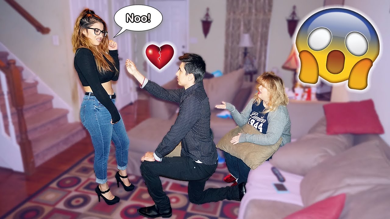 I Proposed To My Girlfriend!! **She Said No**