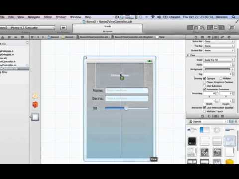 Tutorial 18 Desenvolvimento iPhone e iPad   Xcode 4   Interface do Slider