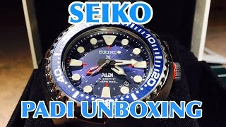 SEIKO PADI SPECIAL EDITION DIVER UNBOXING SUN065