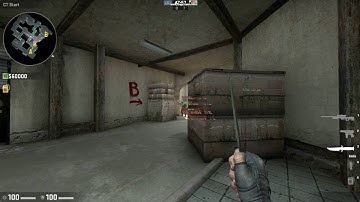 CS:GO Dust 2 Broken Box Hitbox (CT Spawn)