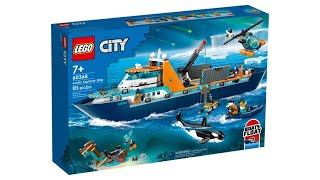 LEGO City 60368 Arctic Explorer Ship Speed Building with Stopmotion Animation