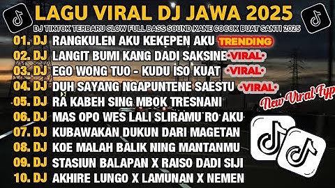 DJ JAWA FULL ALBUM 2025 | DJ RANGKULEN AKU NYILEH PUNDAKMU X DJ DEK TRESNOKU SIJI KOWE VIRAL TIKTOK