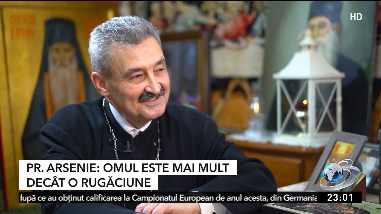 Părintele Marius Moşteanu duce mai departe învăţăturile părintelui Arsenie Papacioc