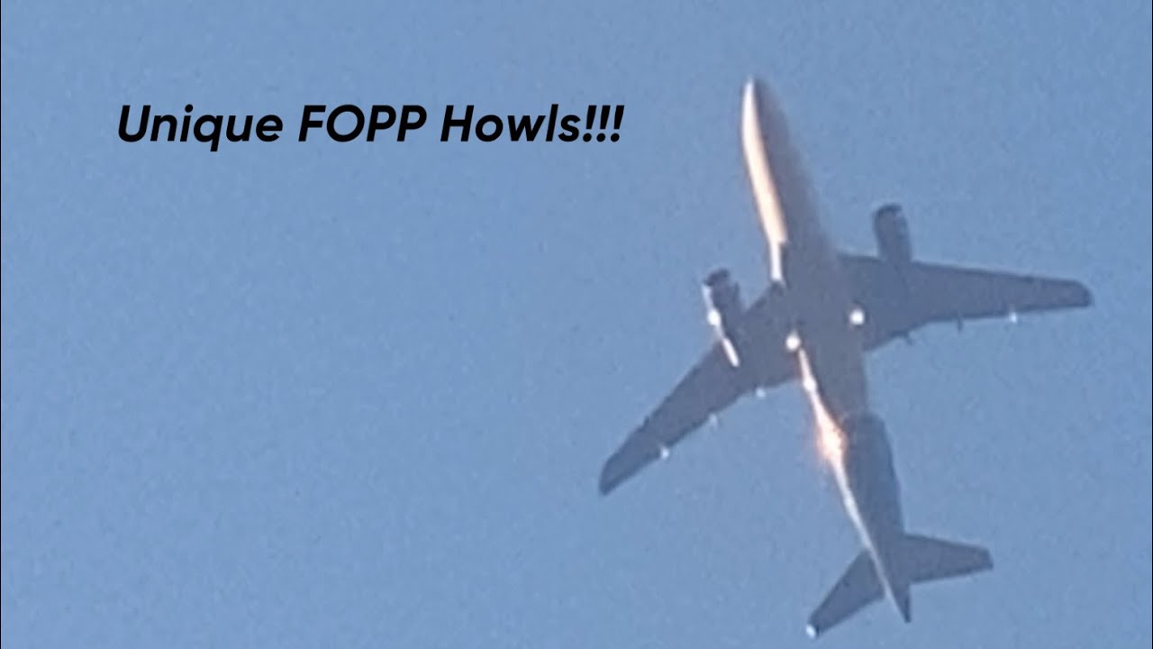 *UNIQUE FOPP HOWL!!!* Allegiant Air Airbus A319-111 [N331NV] Flyover my ...
