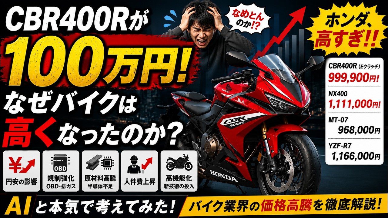 Leo Vince 　CBR400R NC47E に適応　値段交渉承ります A consideration of the soaring price of the CBR400R. - YouTube