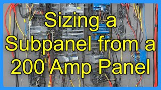 Sizing a Subpanel from a 200 Amp Panel